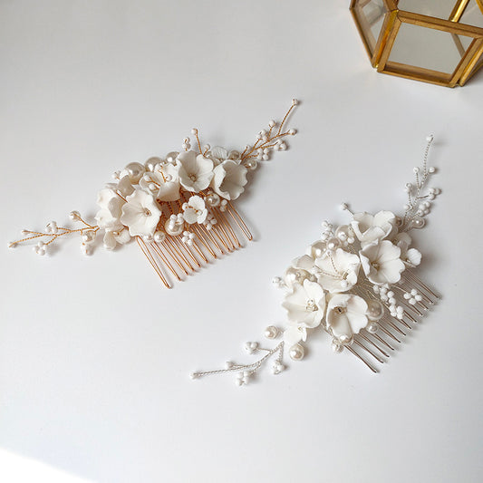 Cherry Blossom Bridal Hair Comb