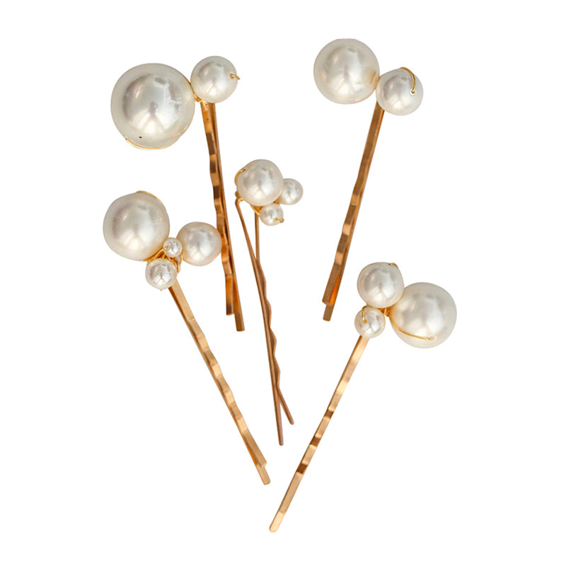 Handmade Shell Pearl Hairclip for Women Bride Hair Accessories Hair Pins Daily Dream Barrette with Pearls