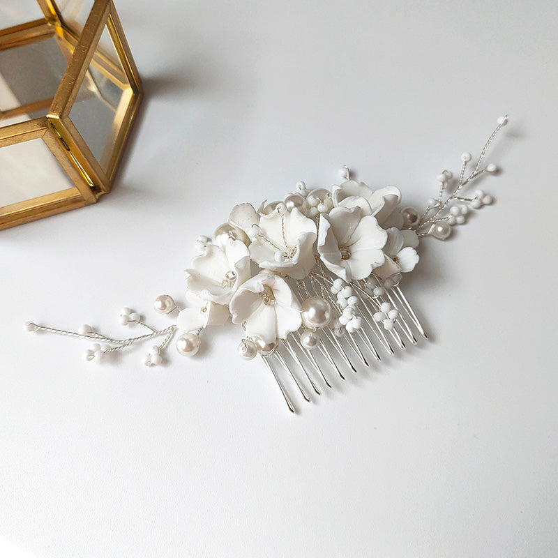 Cherry Blossom Bridal Hair Comb