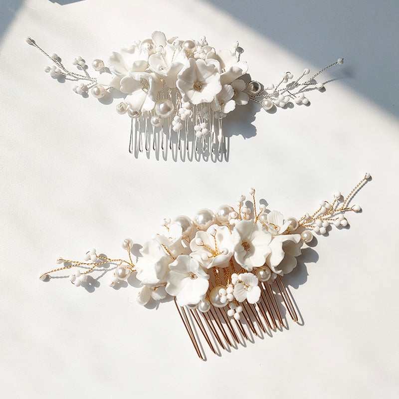 Cherry Blossom Bridal Hair Comb