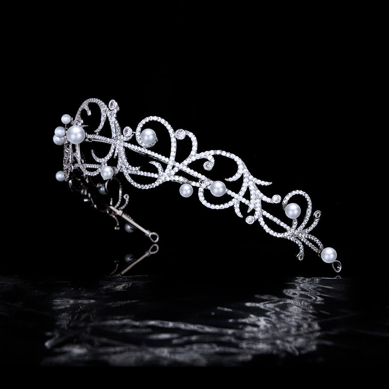 AAA Cubic Zircon Wedding Photo Shooting Zircon Evening Dress Head Accessories