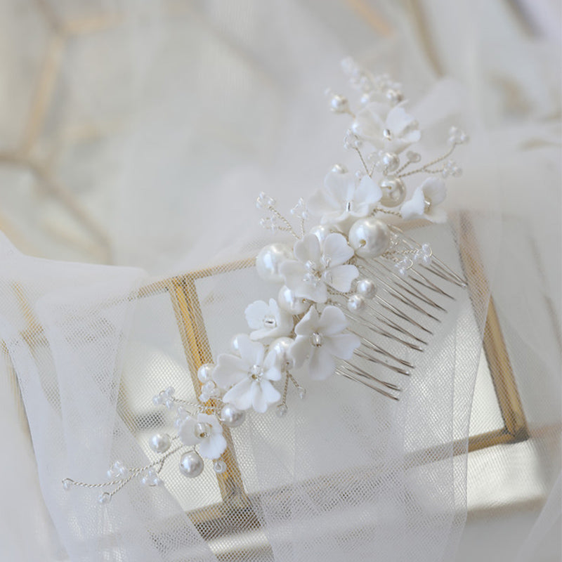 Cherry Blossom Bridal Hair Comb