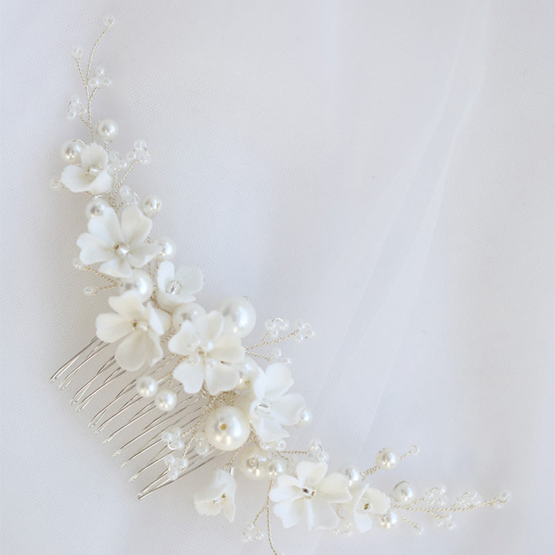 Cherry Blossom Bridal Hair Comb