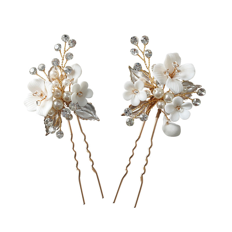 Blooming Flowers Hair Pin Set