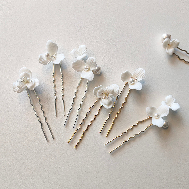 Cute Romantic Hair Pin 6pcs Set