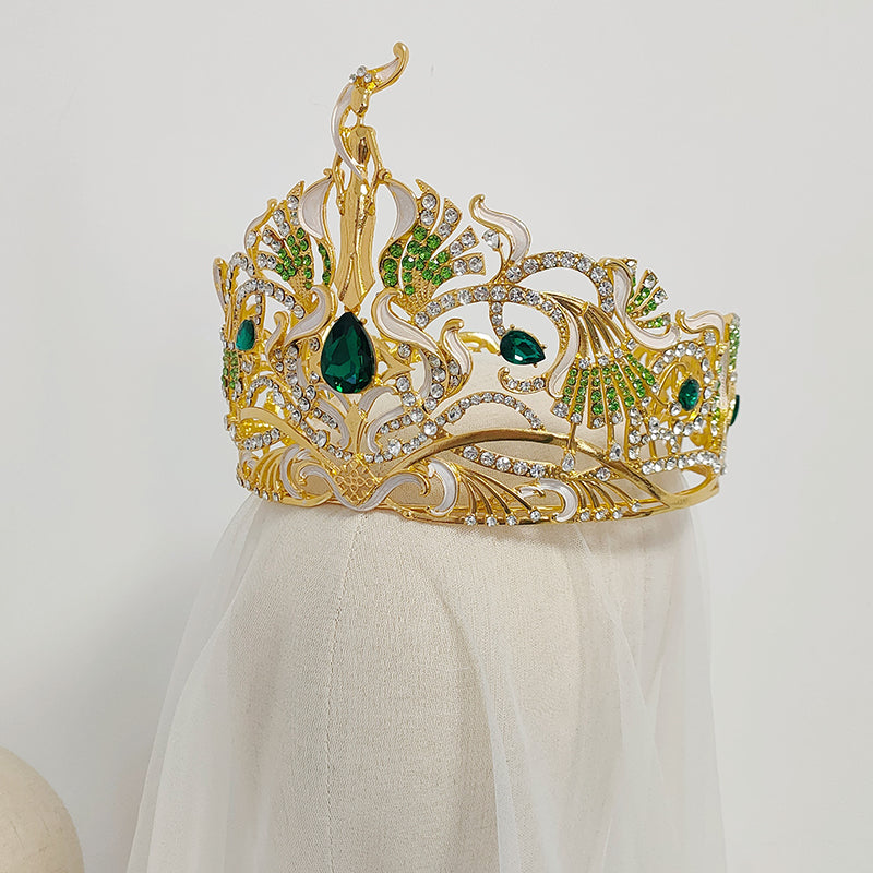 Miss Grand Thailand Crown Beauty Pageant Rhinestone Tiara Party Stage Show Hair Jewelry