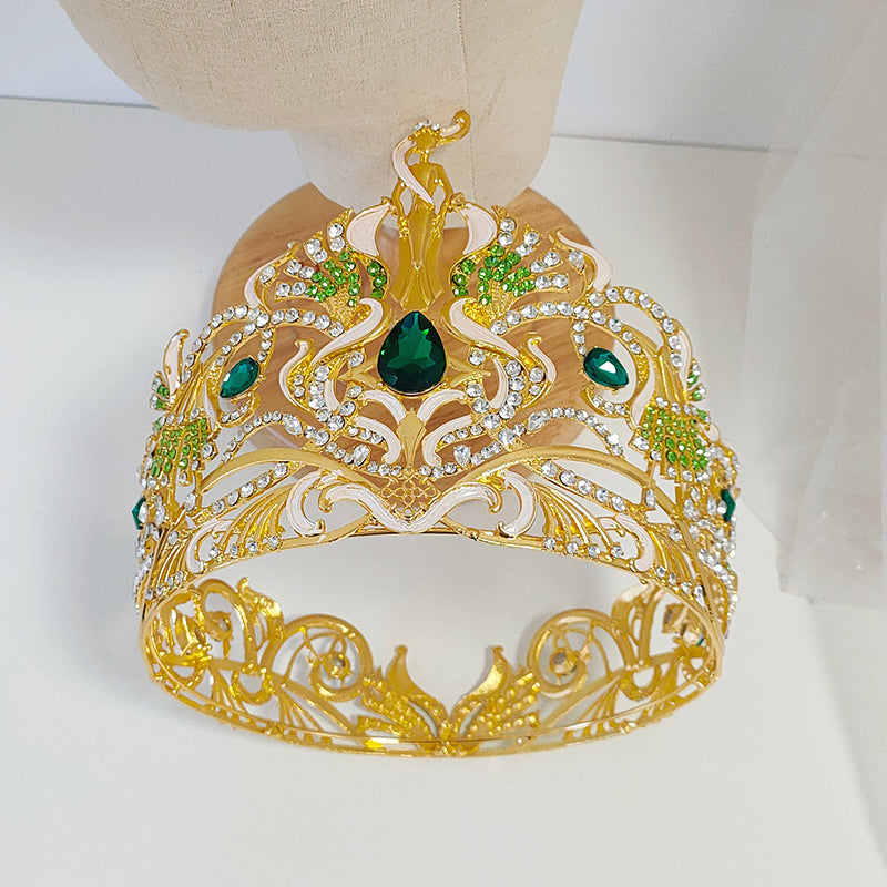 Miss Grand Thailand Crown Beauty Pageant Rhinestone Tiara Party Stage Show Hair Jewelry