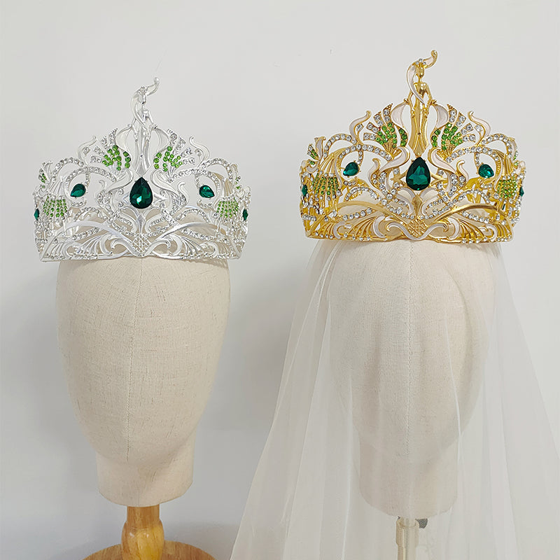 Miss Grand Thailand Crown Beauty Pageant Rhinestone Tiara Party Stage Show Hair Jewelry