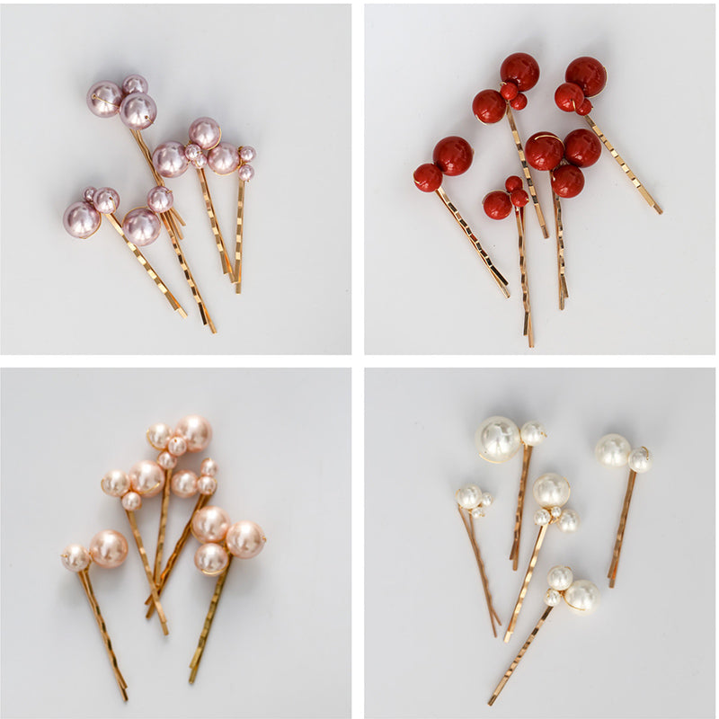 Handmade Shell Pearl Hairclip for Women Bride Hair Accessories Hair Pins Daily Dream Barrette with Pearls