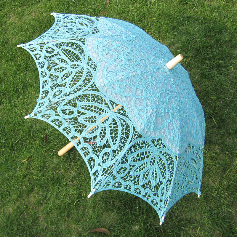 Embroidery Lace Parasols | Elegant Sun Protection for Weddings, Tea Parties & Stylish Strolls