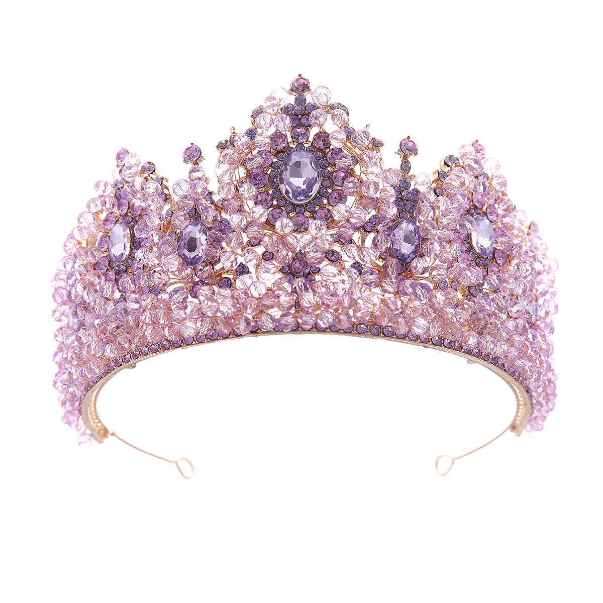 Princess Crystal Crown for Wedding,Quinceanera,Birthday,Prom