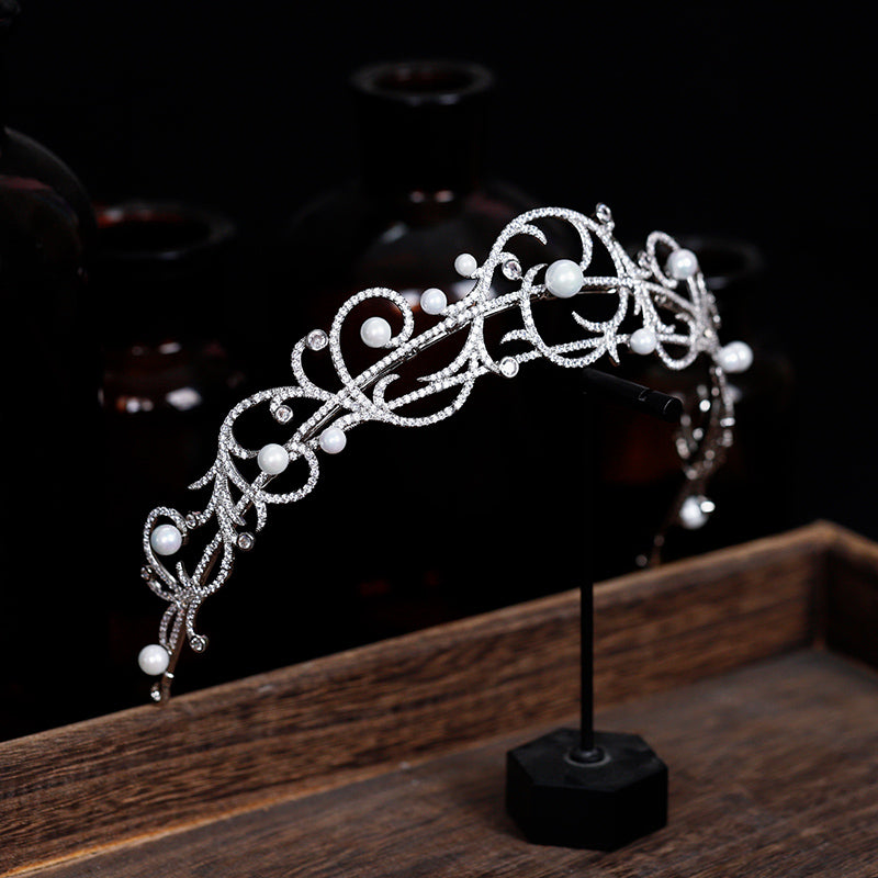 AAA Cubic Zircon Wedding Photo Shooting Zircon Evening Dress Head Accessories