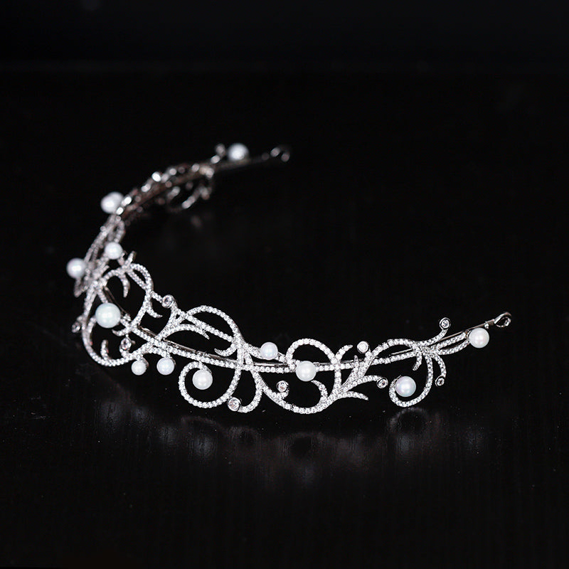 AAA Cubic Zircon Wedding Photo Shooting Zircon Evening Dress Head Accessories