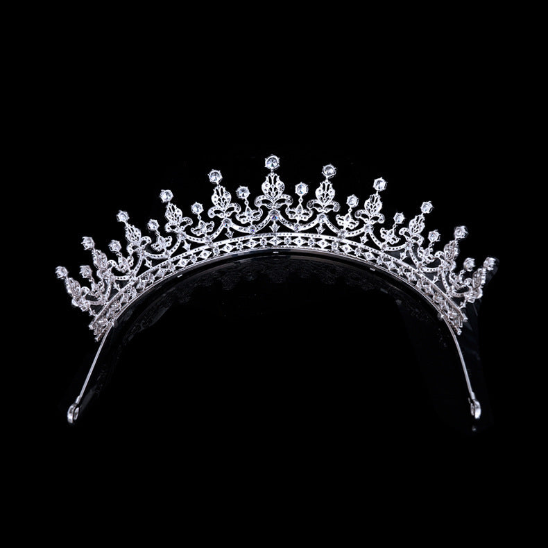 Starlight shining AAA zirconia crown is suitable for weddings, parties, quinceanera