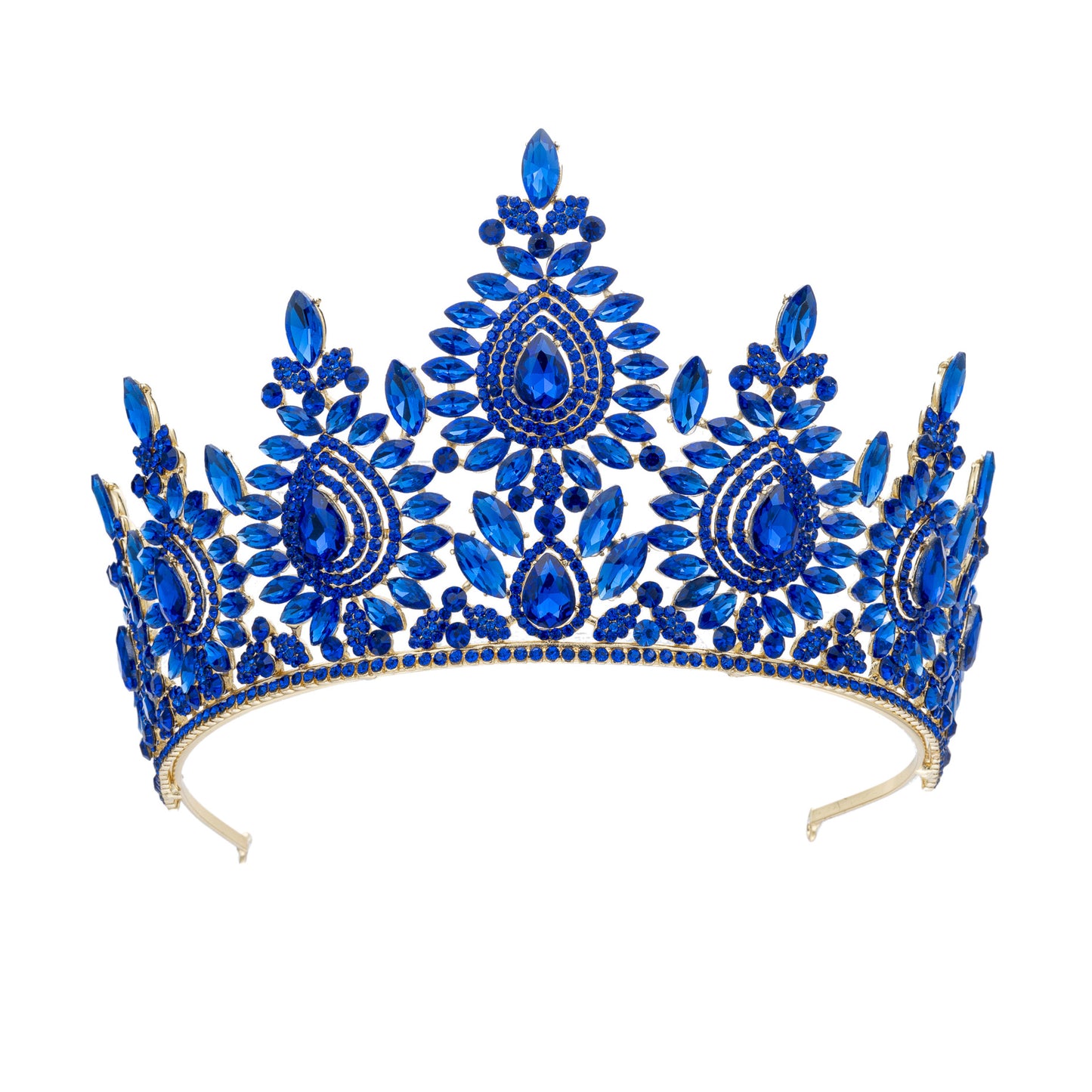 Luxury Baroque Rhinestone Crown Tiaras for Wedding,Quinceanera,Birthday,Sweet 16 age Party