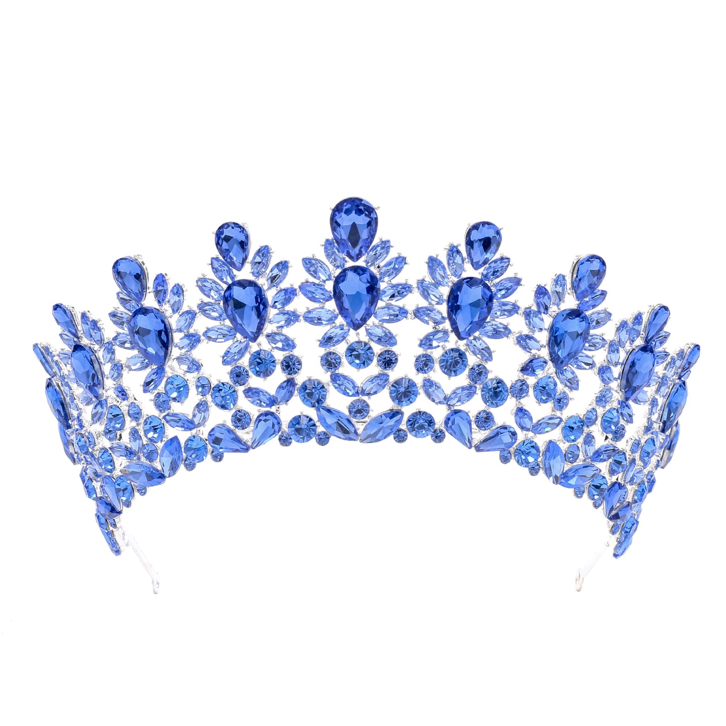 Wedding Baroque Tiara Rhinestone Princess Crowns for Sweet 16 Birthday Quinceanera