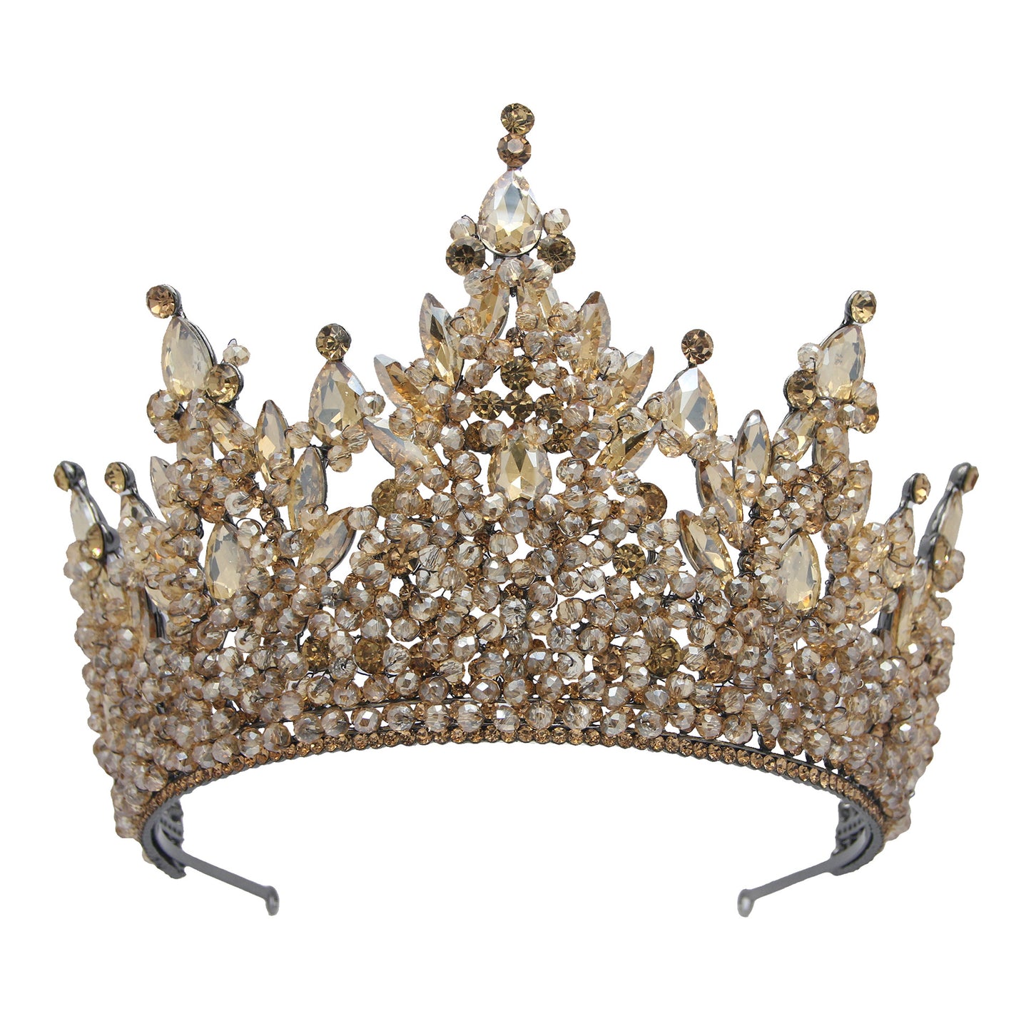 Quinceanera Party Prom Wedding Crystal Colorful Crowns