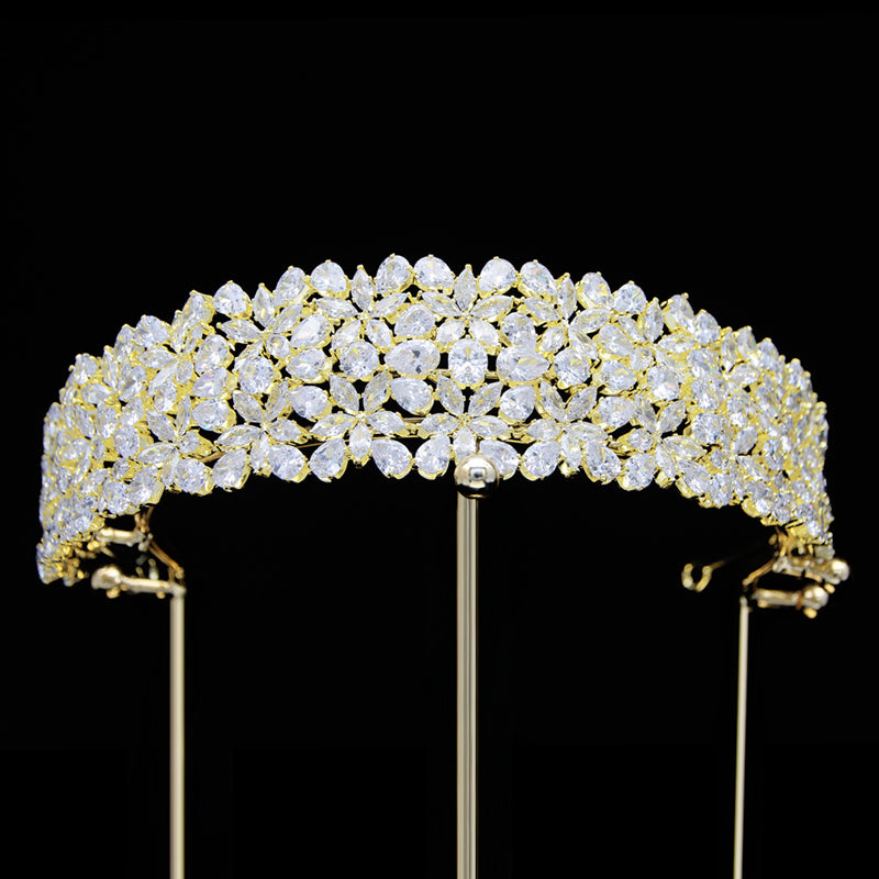 Glamorous Zircon Headband Bridal Crown Hairband Accessories for Weddings, Parties & Special Occasions