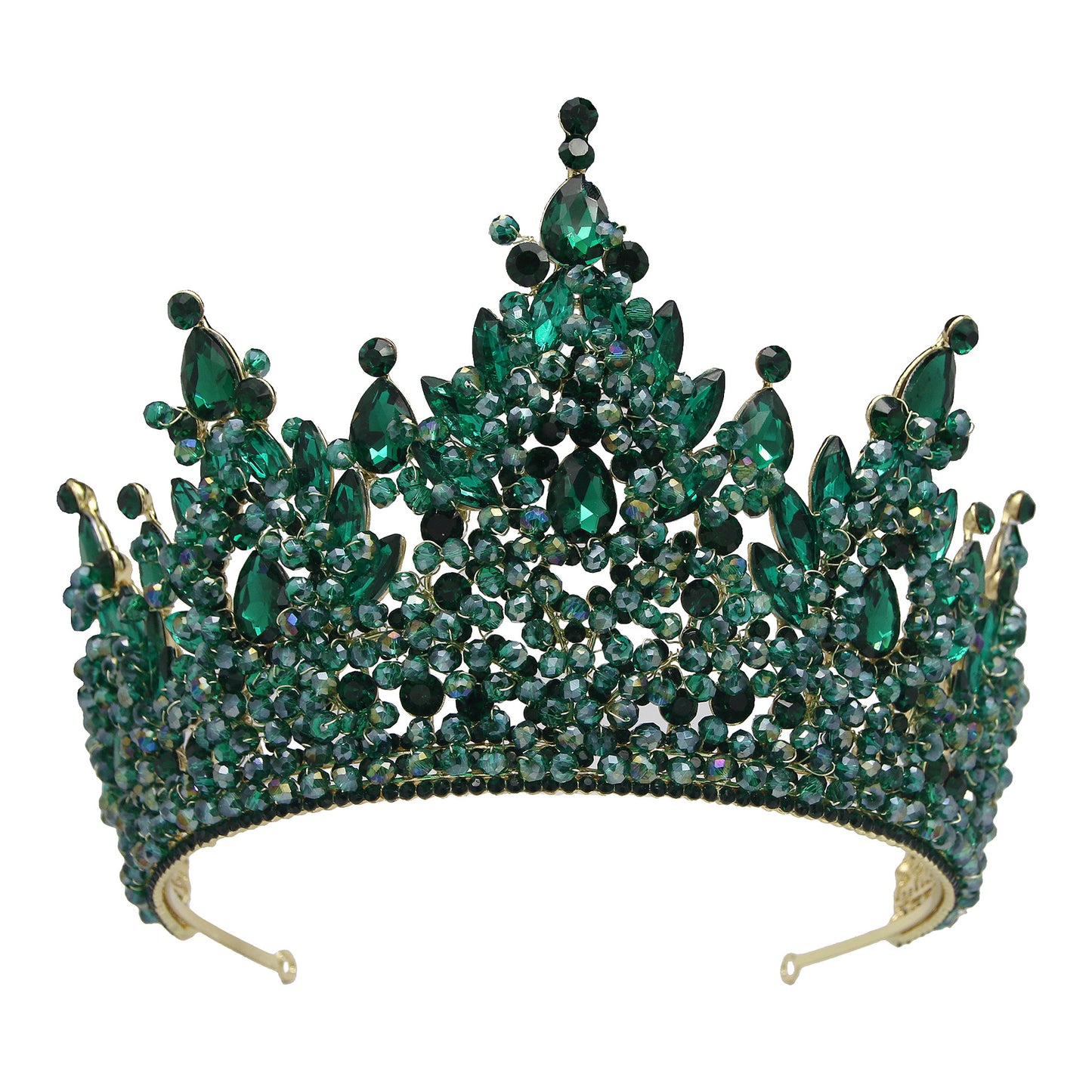 Quinceanera Party Prom Wedding Crystal Colorful Crowns