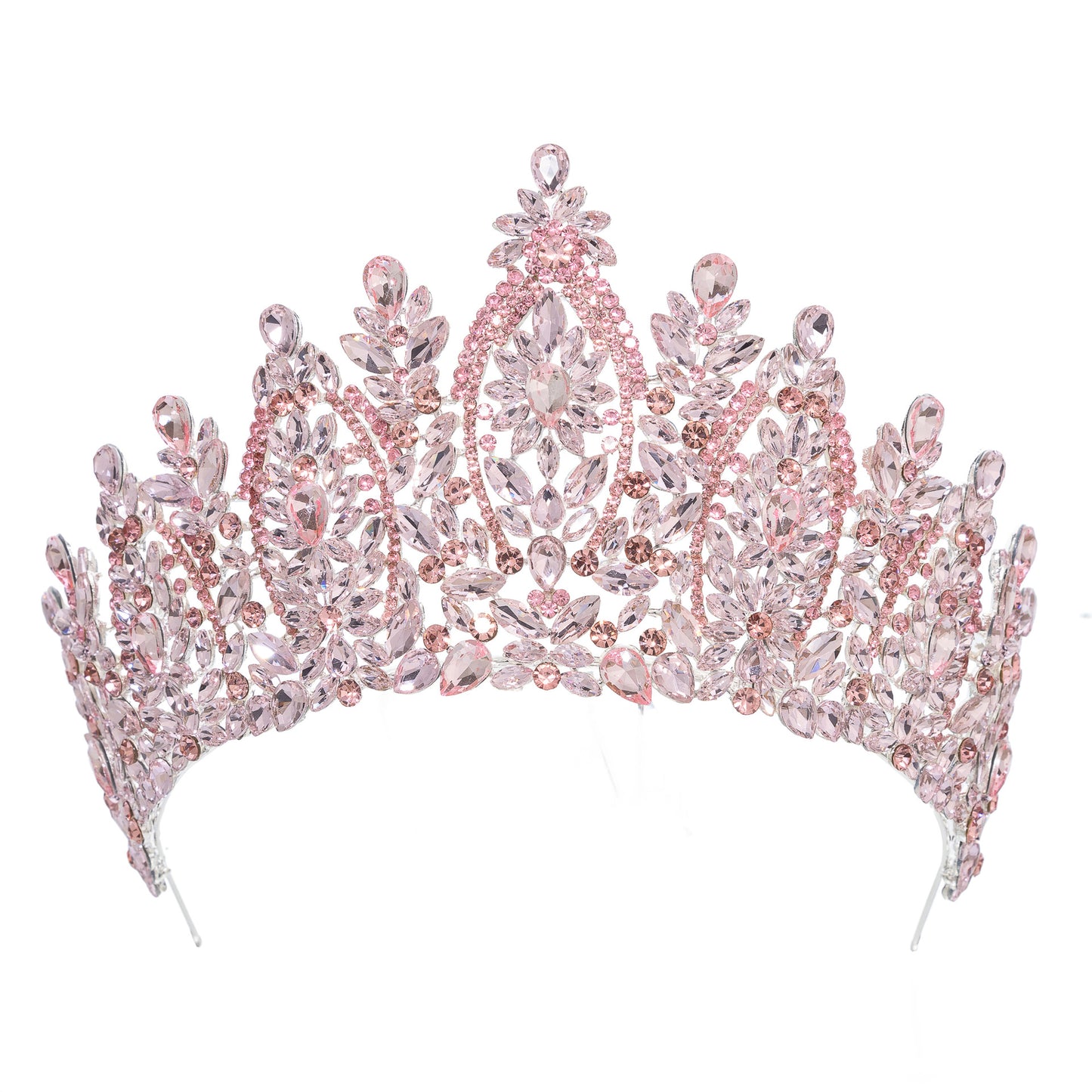 Vintage Rhinestone Crown Tiara Wedding Hair Accessories Princess Head Jewelry