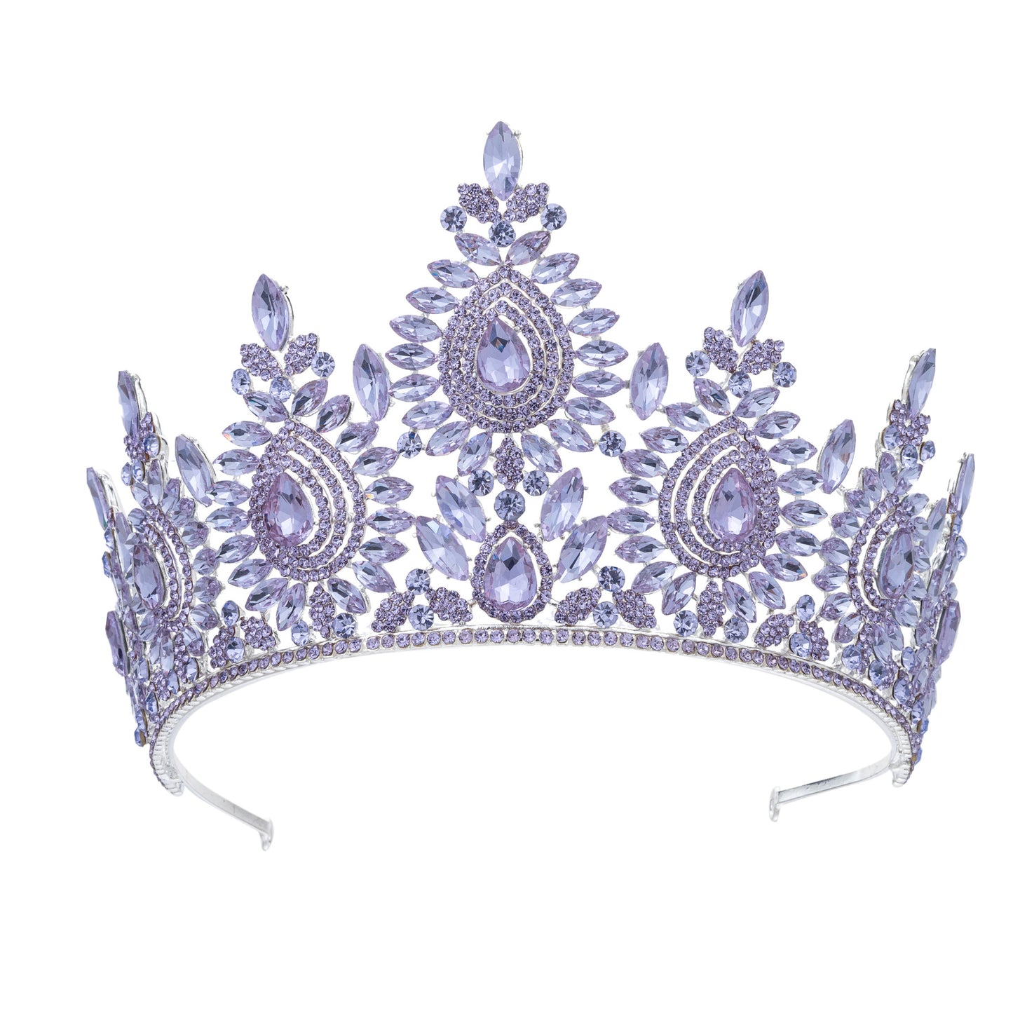 Luxury Baroque Rhinestone Crown Tiaras for Wedding,Quinceanera,Birthday,Sweet 16 age Party