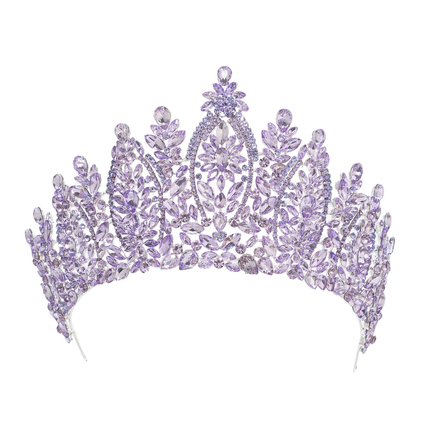 Vintage Rhinestone Crown Tiara Wedding Hair Accessories Princess Head Jewelry
