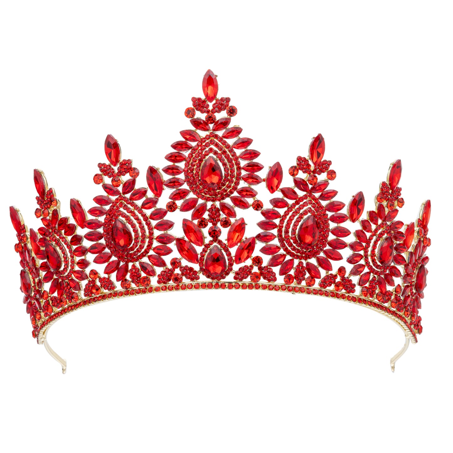 Luxury Baroque Rhinestone Crown Tiaras for Wedding,Quinceanera,Birthday,Sweet 16 age Party