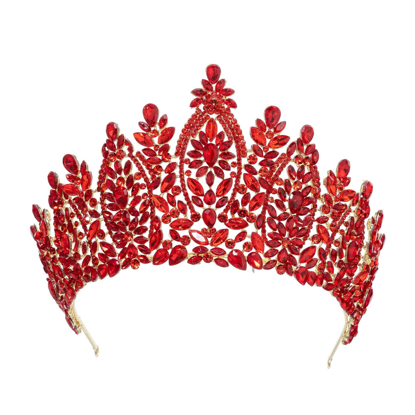 Vintage Rhinestone Crown Tiara Wedding Hair Accessories Princess Head Jewelry