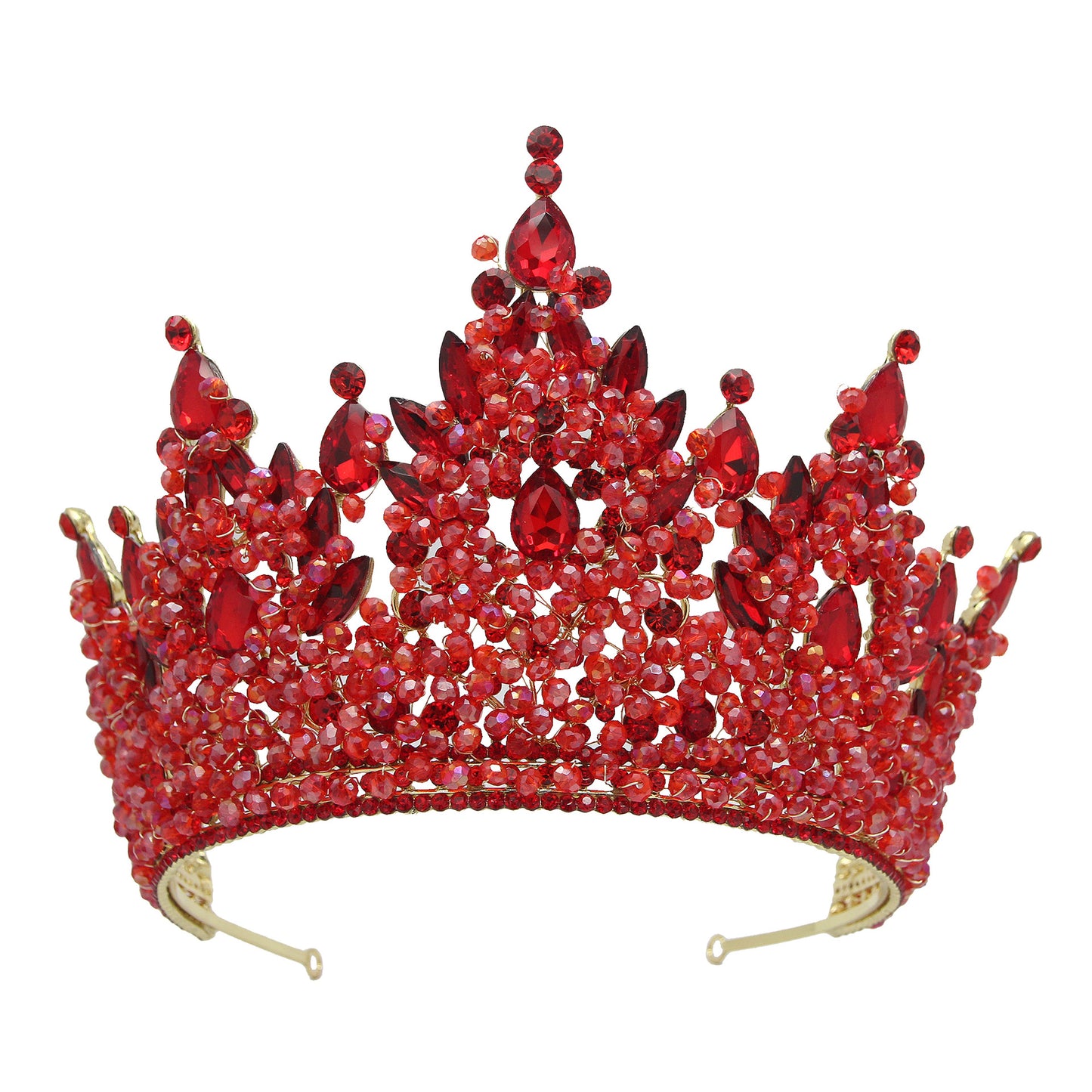 Quinceanera Party Prom Wedding Crystal Colorful Crowns