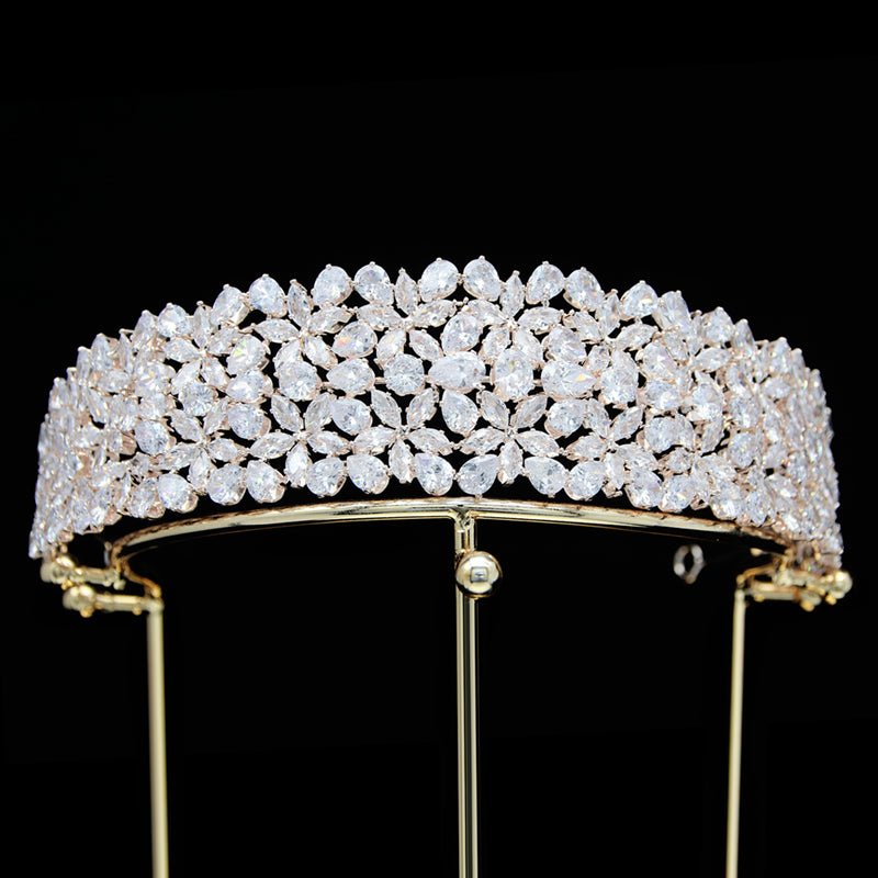 Glamorous Zircon Headband Bridal Crown Hairband Accessories for Weddings, Parties & Special Occasions