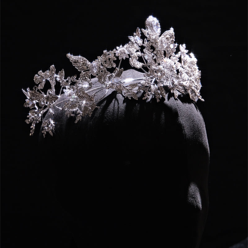 Glamorous Crystal Tiara Hairband – Sparkling Bridal Crown for Weddings, Parties & Special Occasions