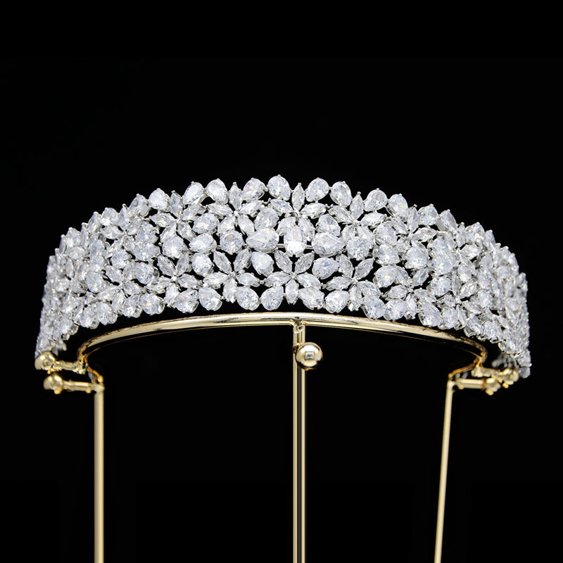 Glamorous Zircon Headband Bridal Crown Hairband Accessories for Weddings, Parties & Special Occasions